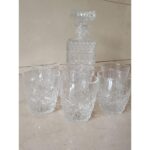 Crystal Decanter Set with 6 Glasses-SoUnique.PK