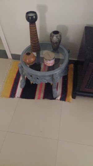 Side Table in Chalk Finish-SoUnique.PK
