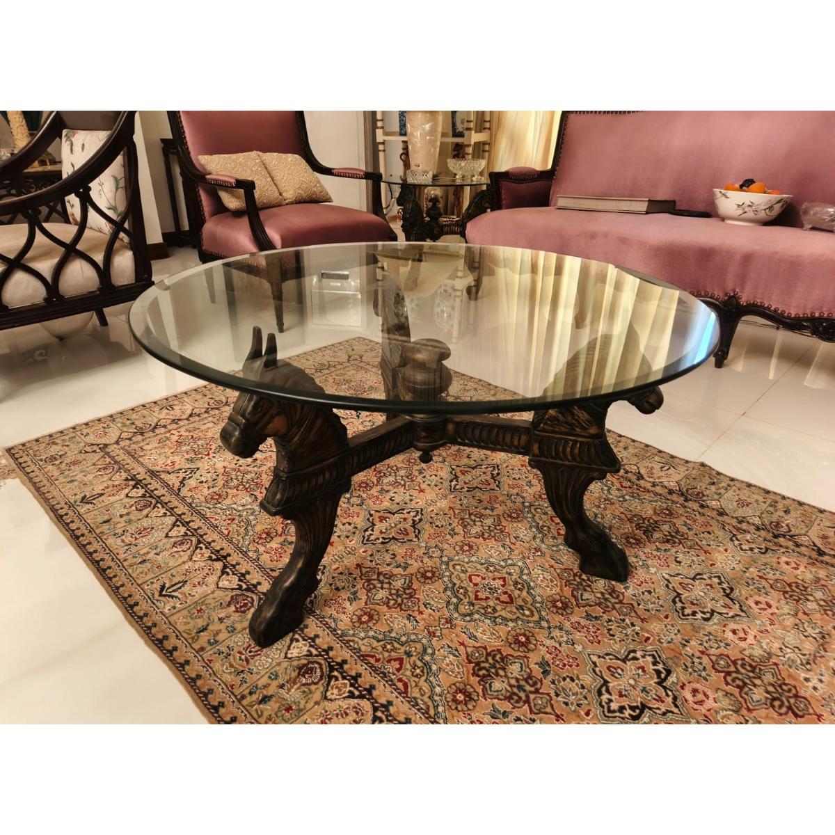 WhatsApp Image 2025-10-16 at 12.45.17 PM-9967a88d Glass Coffee Table with Carved Wood Horse Base-SoUnique.PK