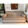 Beige Tufted 2-Seater Sofa-SoUnique.PK