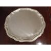 Vintage Silver Plated Platter with Scalloped Edge - SoUnique.PK