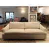 Beige Cotton Fabric 3-Seat Sofa - SoUnique.PK
