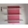 Pink & White Wall-Mounted Display Shelves - SoUnique.PK