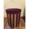 Round Upholstered Stool - SoUnique.PK