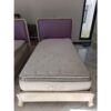 Single Bed with Upholstered Headboard & Mattress - SoUnique.PK